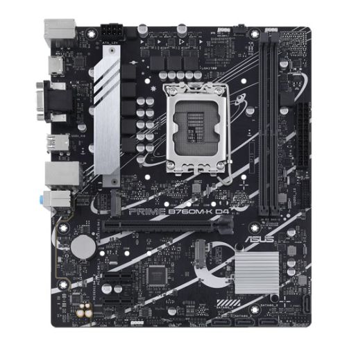 ASUS PRIME B760M-K D4 Micro ATX Motherboard LGA 1700 DDR4 2.5G LAN ASUS PRIME B760M-K D4 Micro ATX Motherboard LGA 1700 DDR4 2.5G LAN